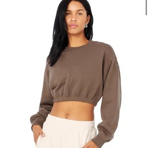 Alo yoga cropped sweatshirt
